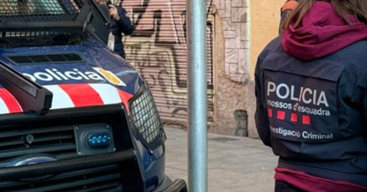 Imagen de archivo de una intervención de los Mossos. 