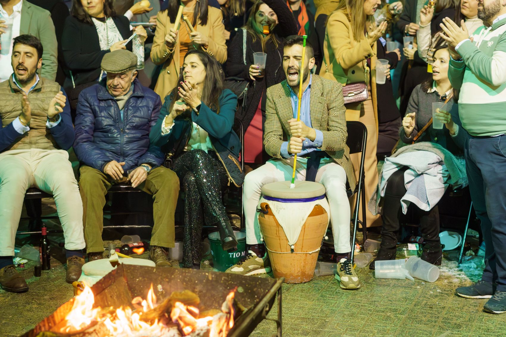 Una Zambomba en Jerez en una imagen de archivo. 