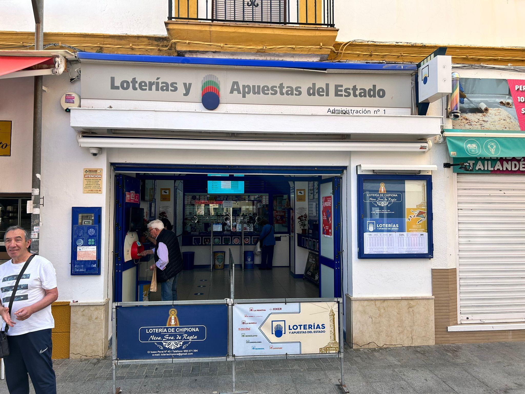 El segundo premio cae en Chipiona.