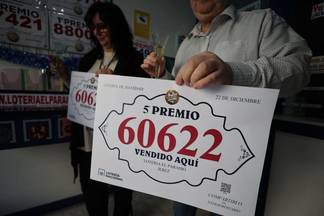 Celebran en Jerez el quinto premio de la Lotería de Navidad. Celebran en Jerez el quinto premio de la Lotería de Navidad.