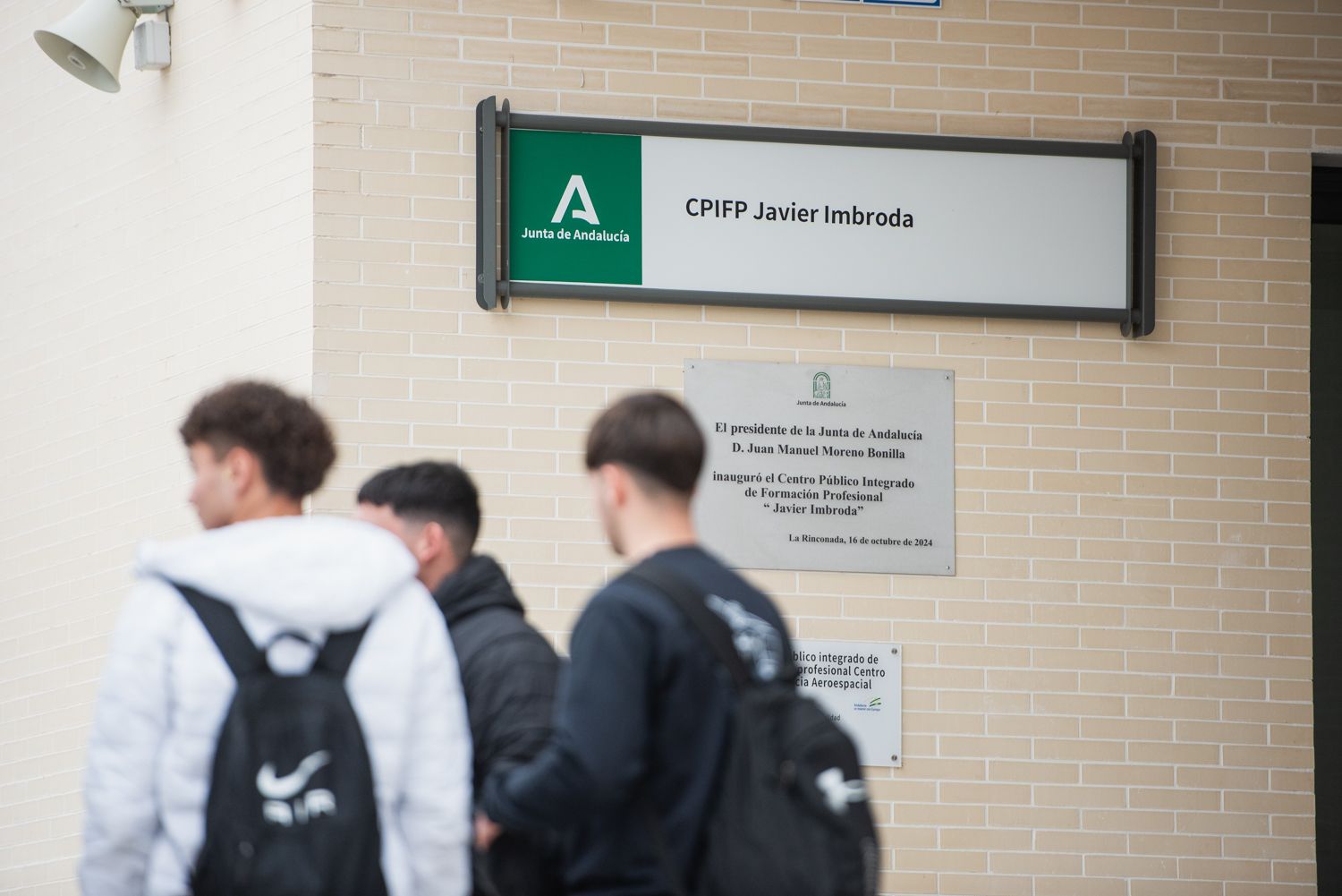 Centro Integrado de FP Aeroespacial Javier Imbroda en La Rinconada. Los sindicatos piden más plazas en la pública.