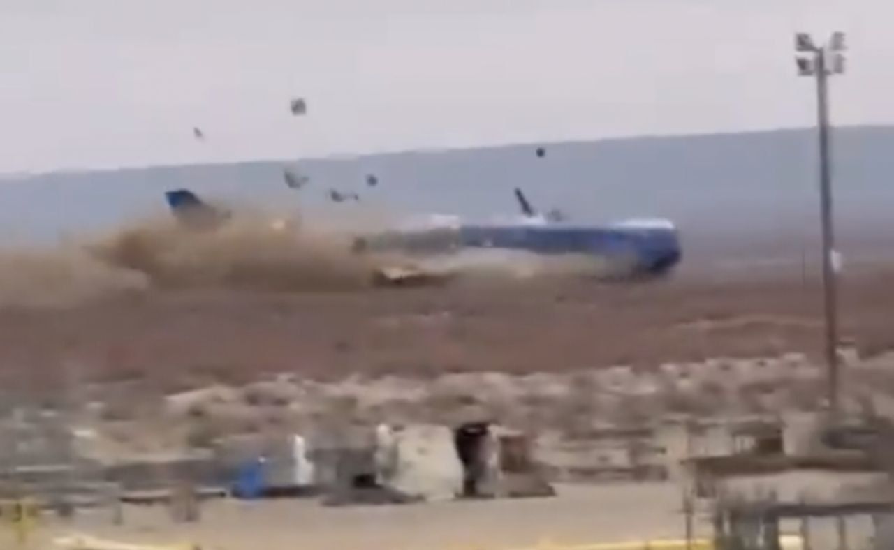 Accidente de avión en Kazajistán.