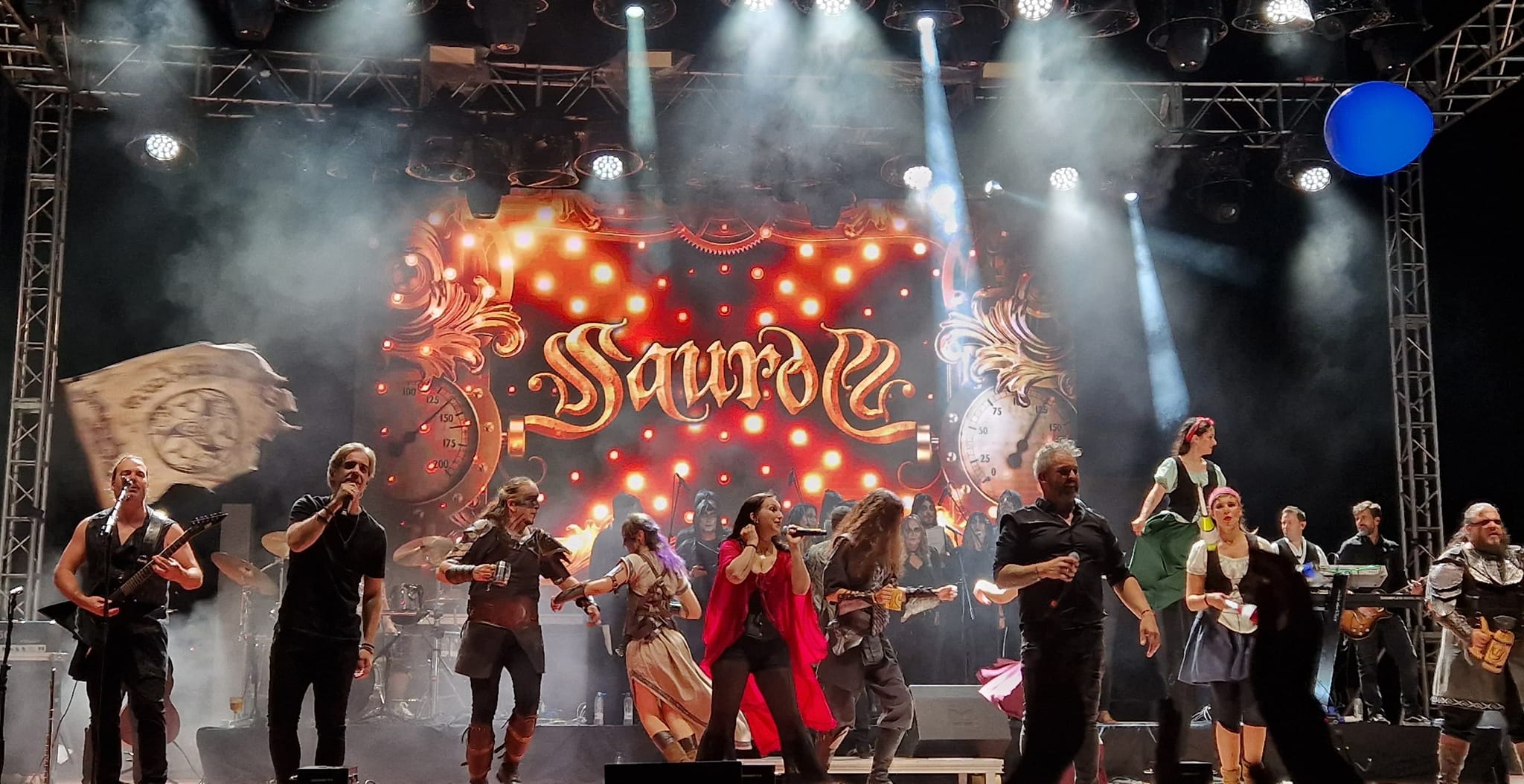 Concierto de Saurom en una imagen de redes sociales. 