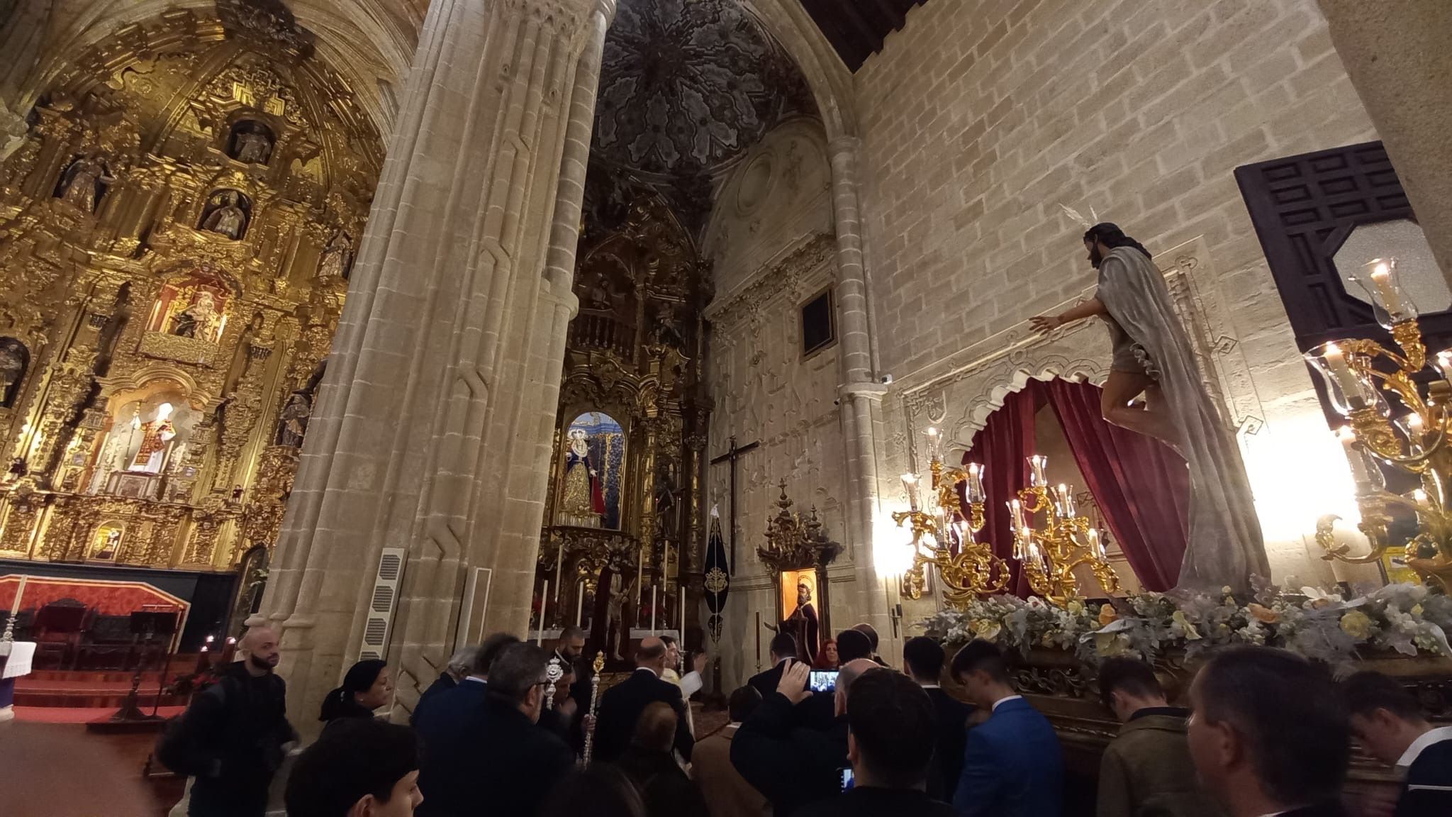 El Resucitado a su llegada a San Dionisio el pasado 18 de diciembre.