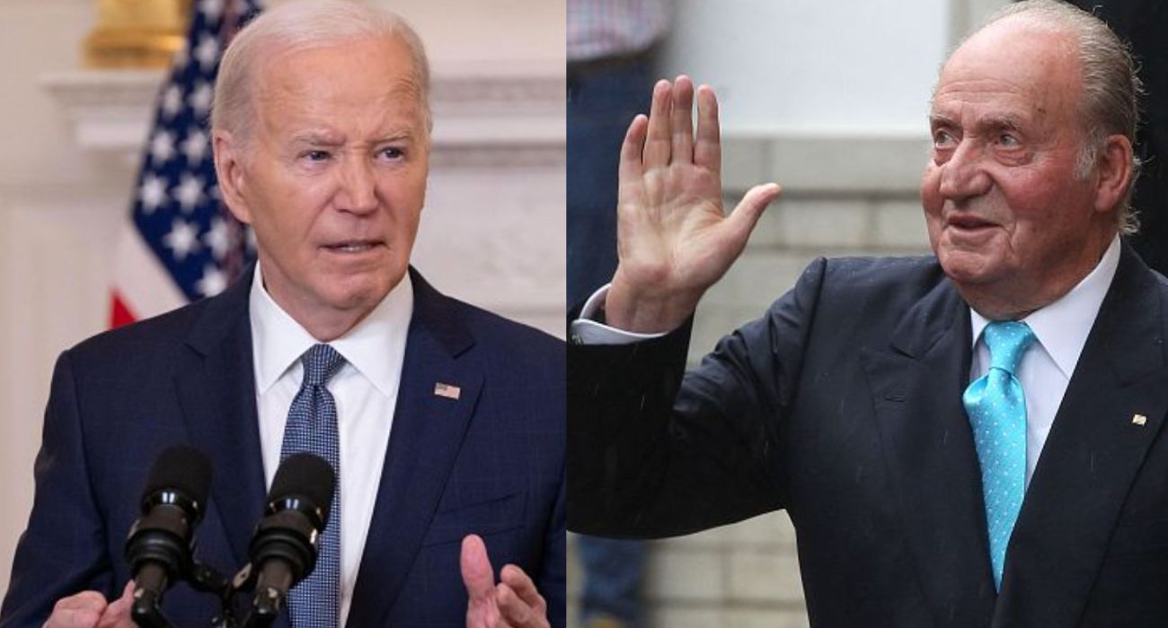 Joe Biden y Juan Carlos I, dos de los nombres que más aparecen en la macabra 'necroporra'.