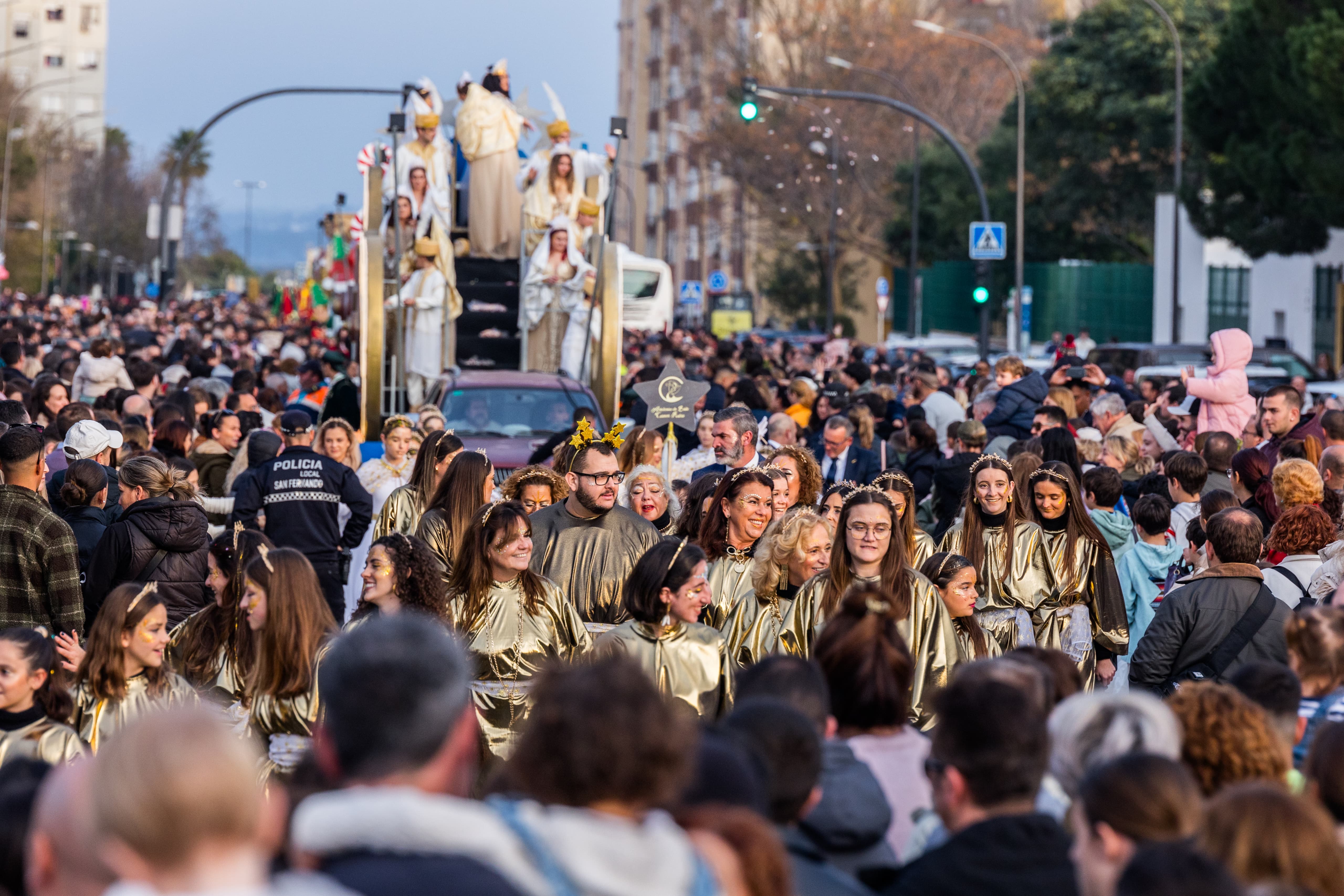 La Cabalgata de Reyes Magos de San Fernando 2025, en imágenes.