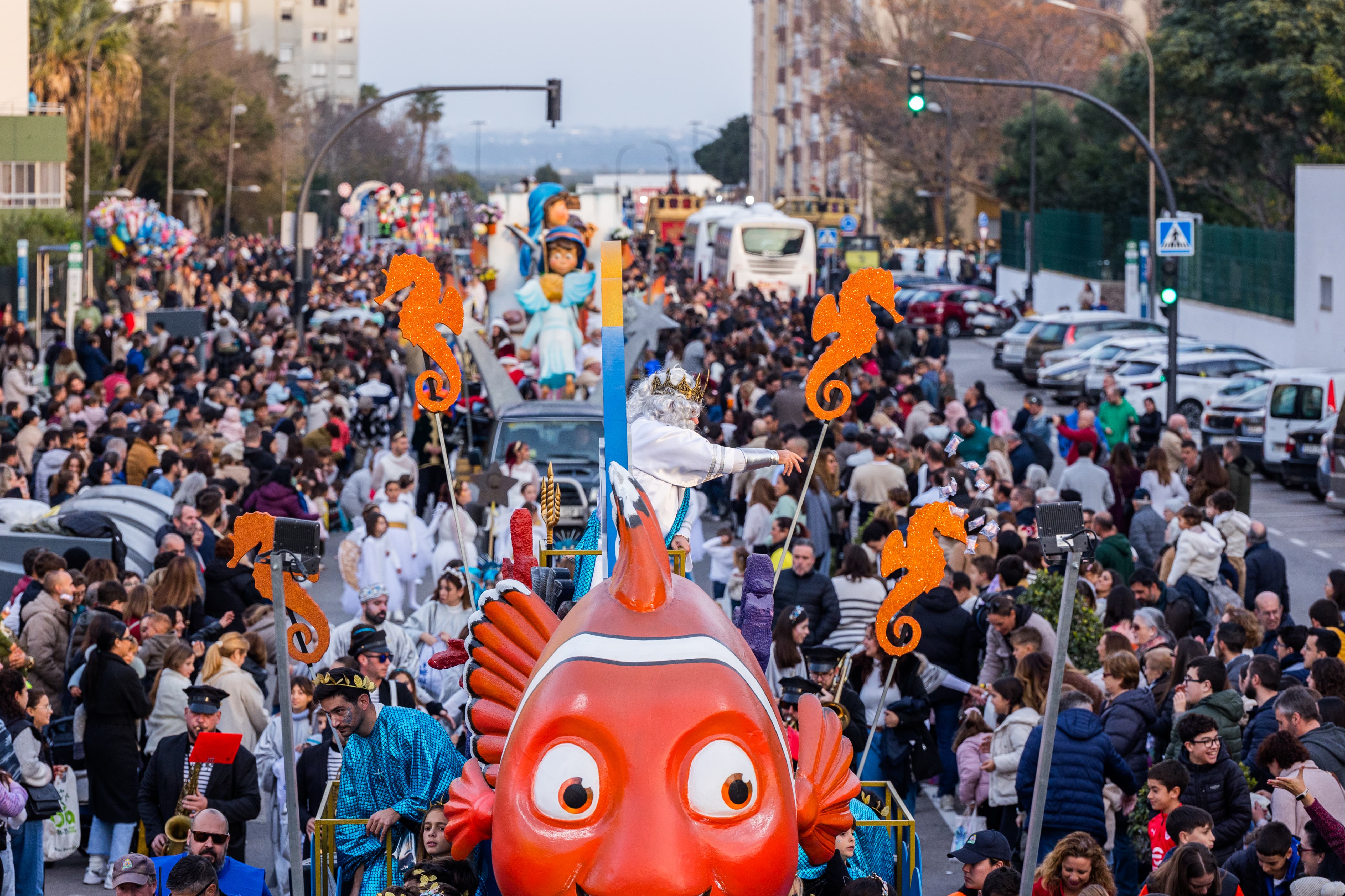 La Cabalgata de Reyes Magos de San Fernando 2025, en imágenes.