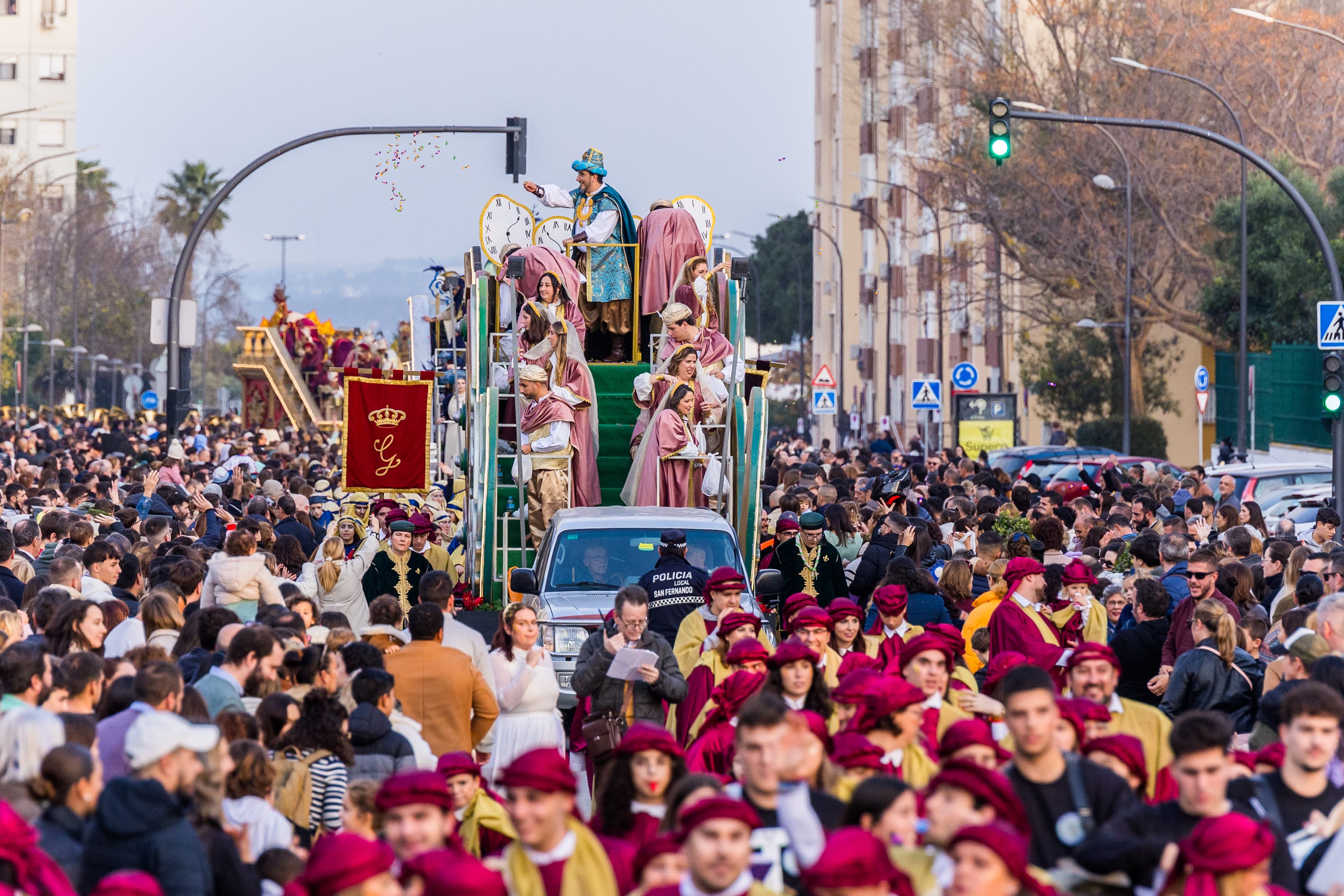 La Cabalgata de Reyes Magos de San Fernando 2025, en imágenes.