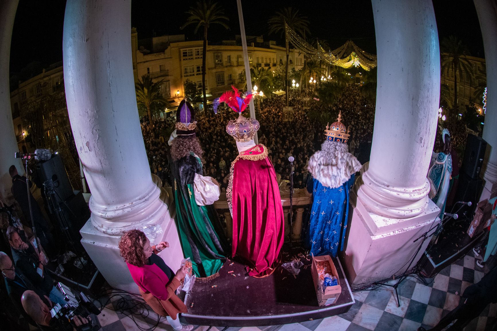 Los Reyes Magos, el pasado año en Cádiz.