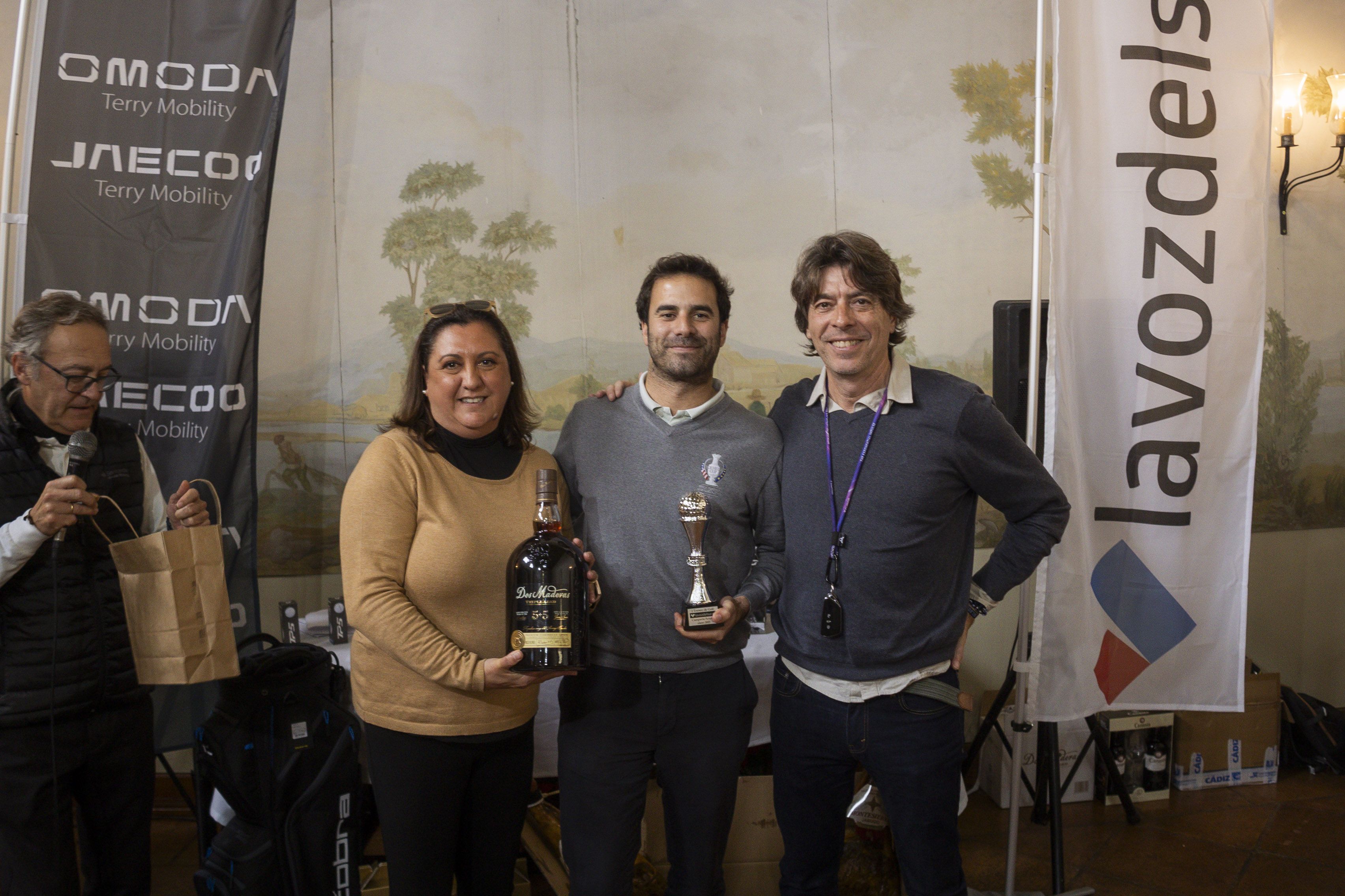 Uno de los ganadores del primer torneo de golf de lavozdelsur.es.