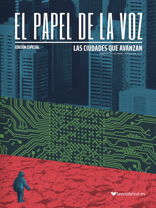 Portada de El Papel de La Voz, edición Las Ciudades que Avanzan 2021.