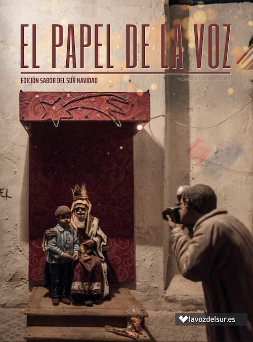 Portada de El Papel de La voz, edición Sabor del Sur Navidad 2022.