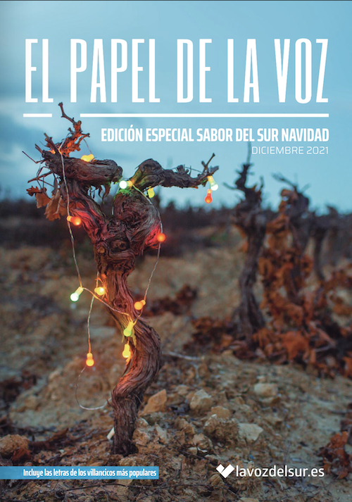 Portada de El Papel de La voz, edición Sabor del Sur Navidad 2021.
