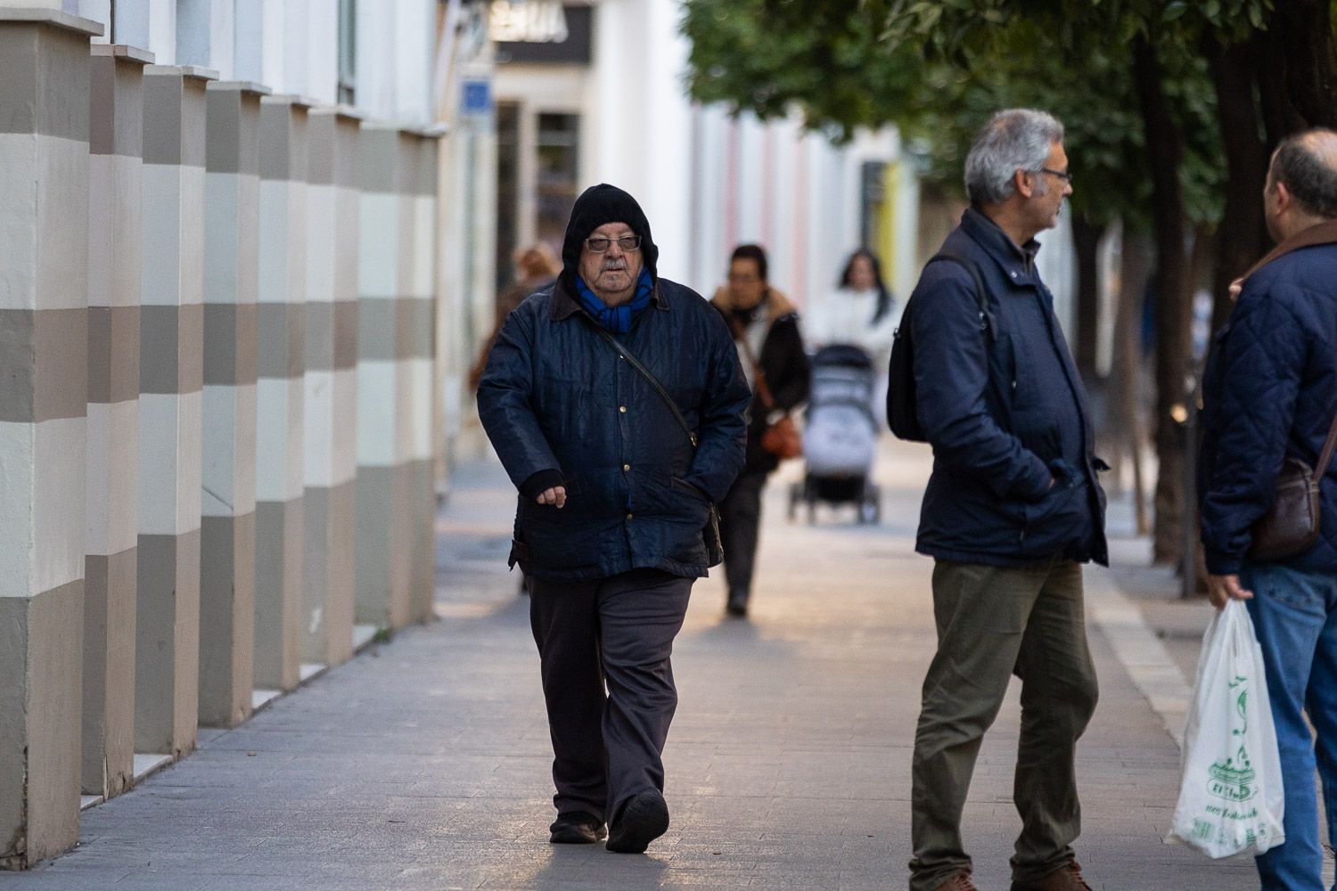 Una jornada de frío en Jerez.