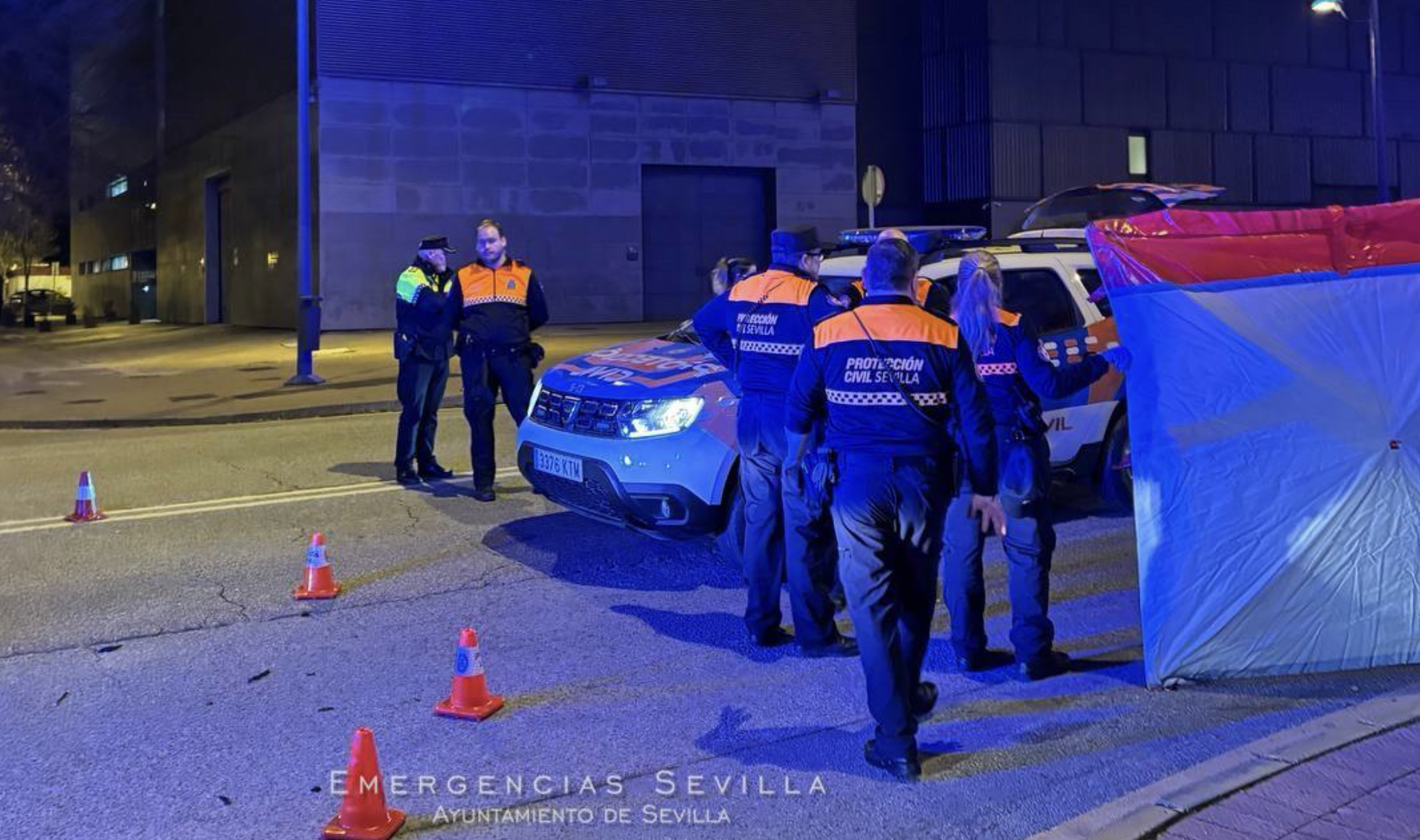 Imagen del lugar donde ha ocurrido el atropello mortal.