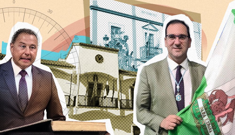 Ricardo Sánchez y Martín Torres, dos altos cargos del PP en Sevilla, bajo la lupa judicial en sus etapas en Mairena del Alcor y Villanueva del Ariscal.