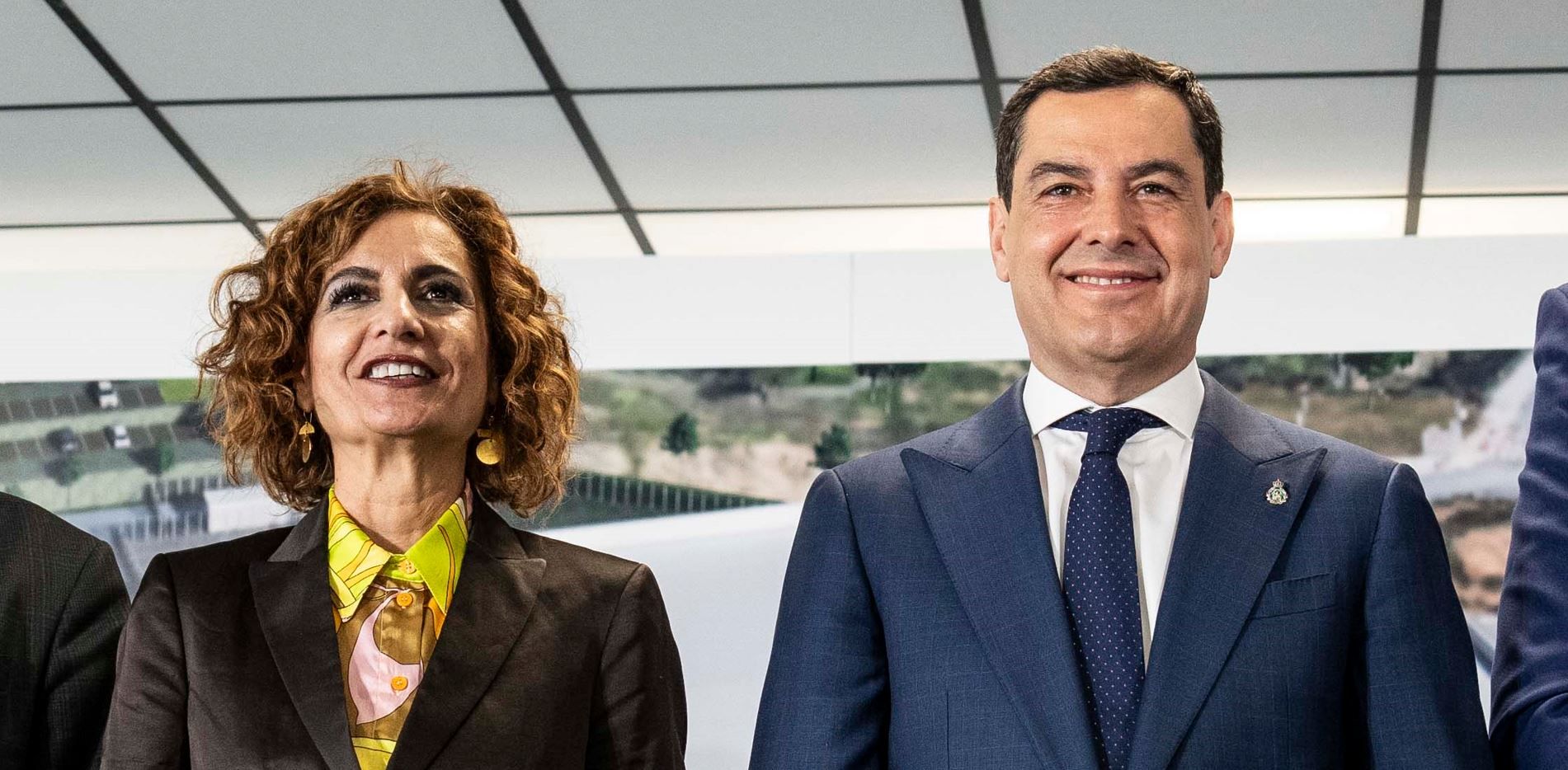 Montero y Moreno, en un acto en Málaga.