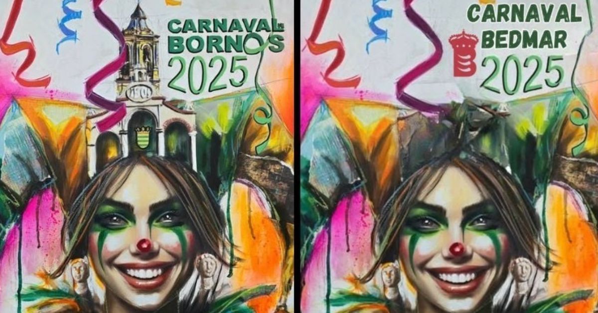 Carteles del Carnaval de Bornos y del de Bedmar y Garcíez.