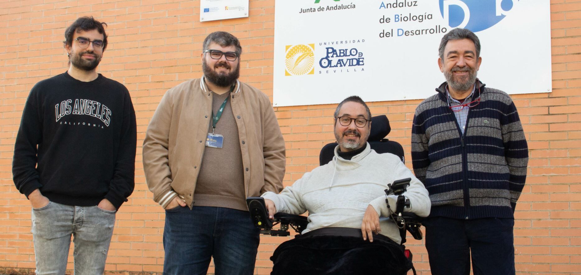 Los cuatro investigadores de la Olavide que firman el estudio.