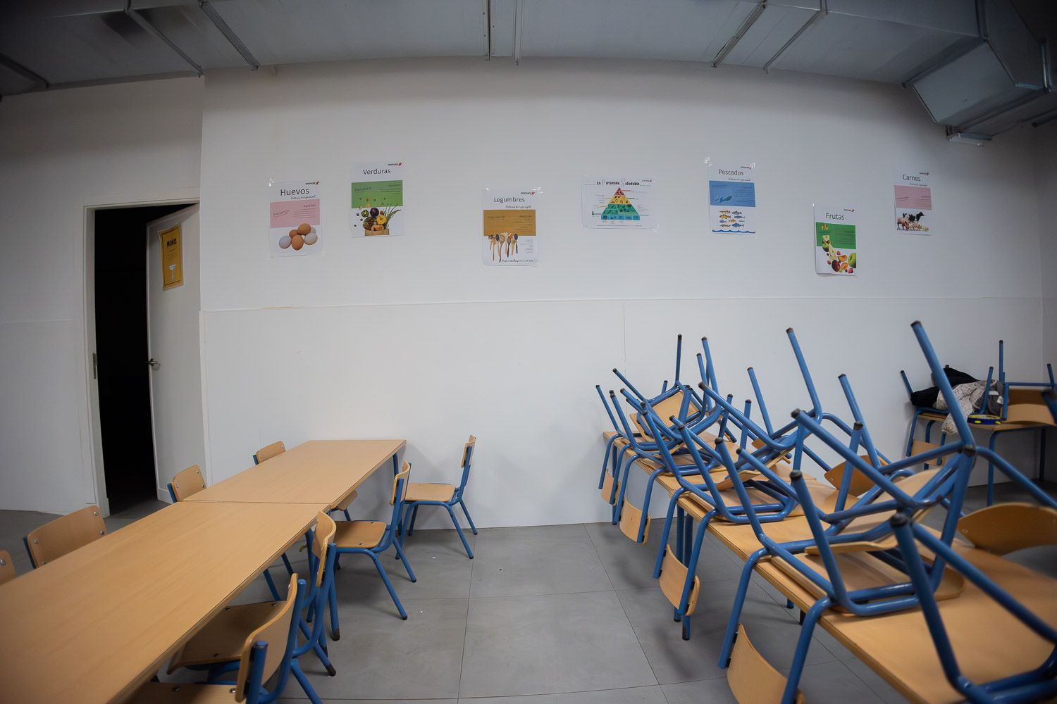 Un aula en Andalucía.