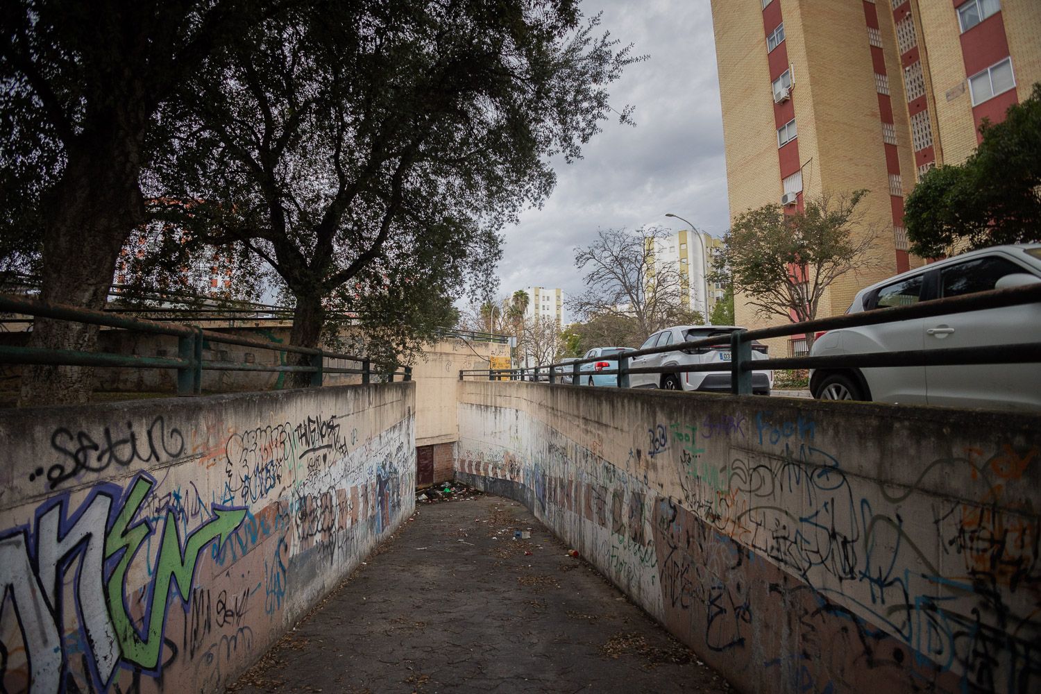 El parking de Princijerez, bajo un Super Carmela.