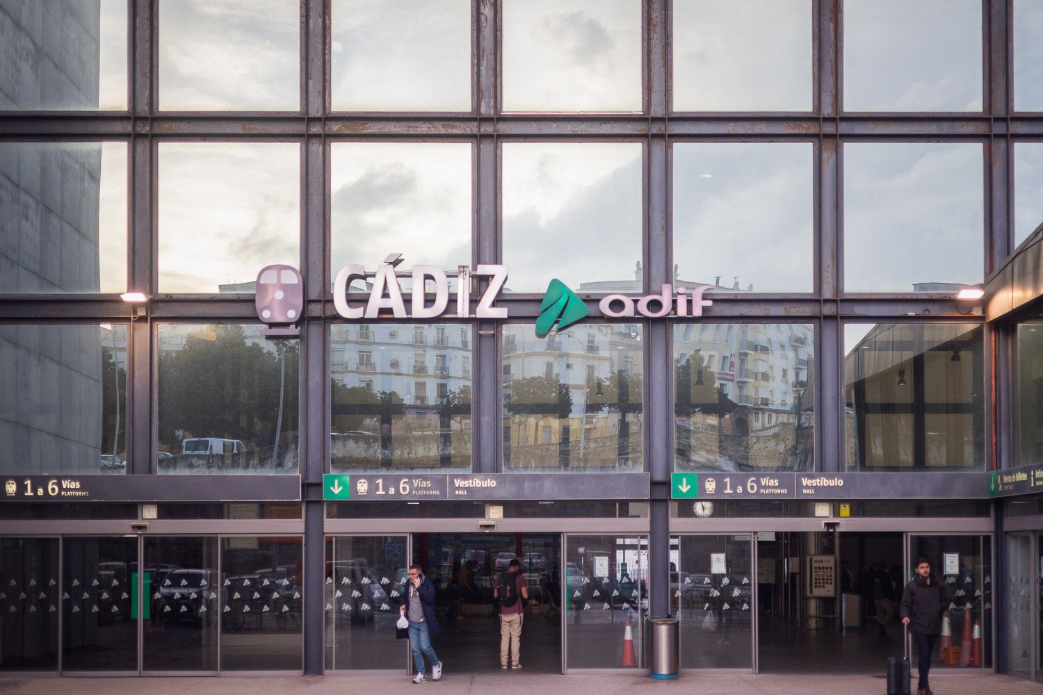 Estación de Cádiz en una imagen reciente. Estación de Cádiz en una imagen reciente.