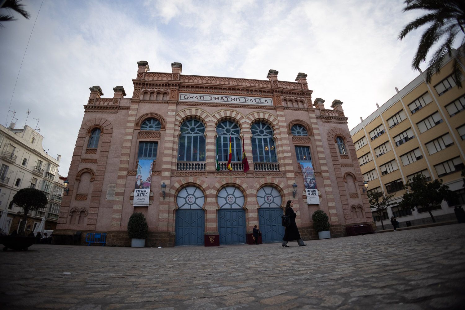 Gran Teatro Falla de Cádiz, parte de la ruta por el 149 aniversario de Manuel de Falla.