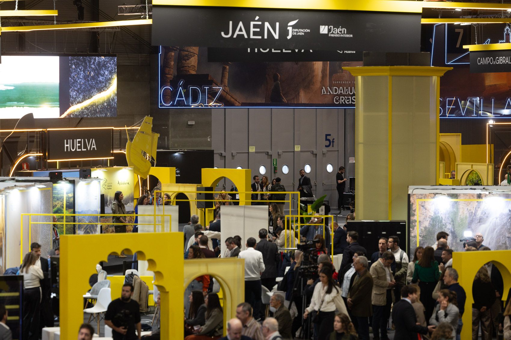 La pasada edición de Fitur, en el pabellón de Andalucía.