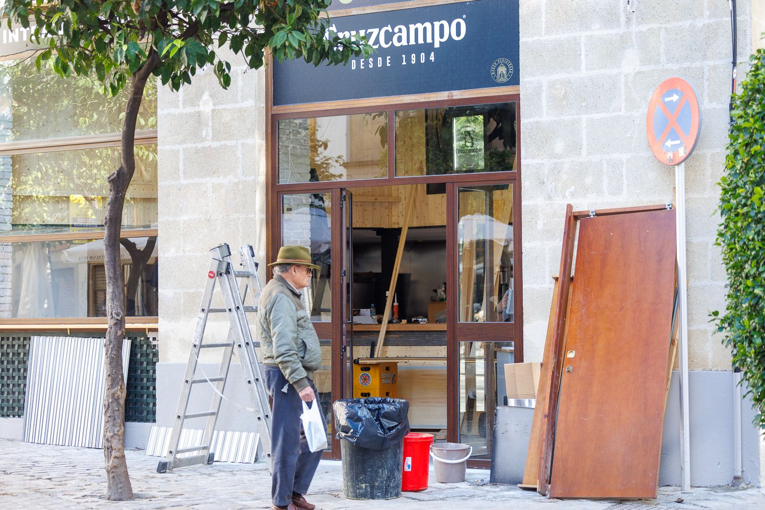 Fin de obra en Cervecería Gorila, este martes, a las puertas de la reapertura.