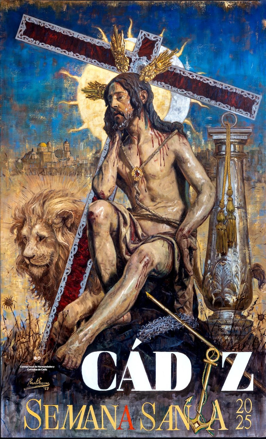 Cartel de la Semana Santa de Cádiz 2025.