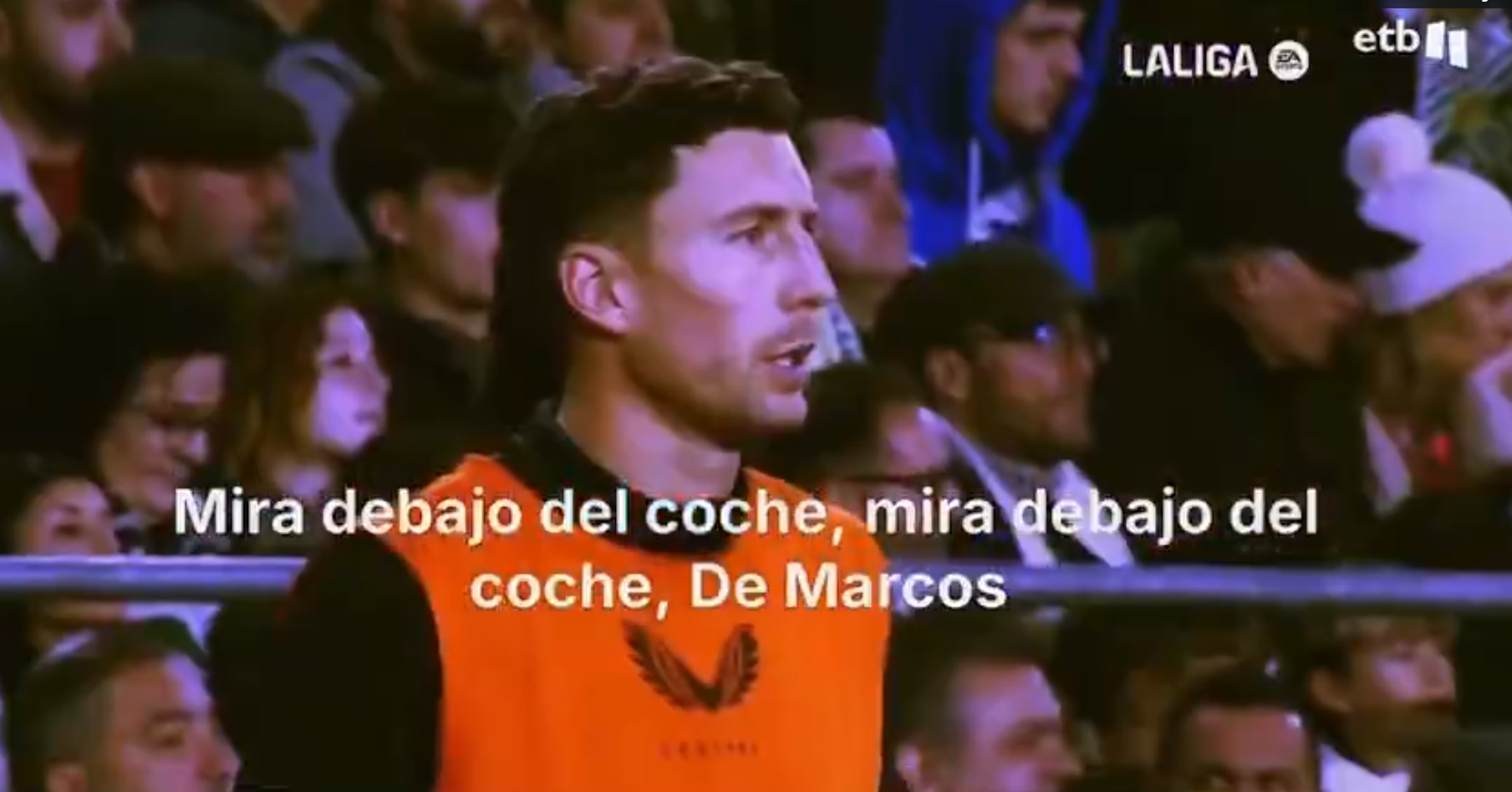 Los insultos recibidos por Óscar de Marcos, capitán del Athletic, en el encuentro del domingo en el Villamarín.