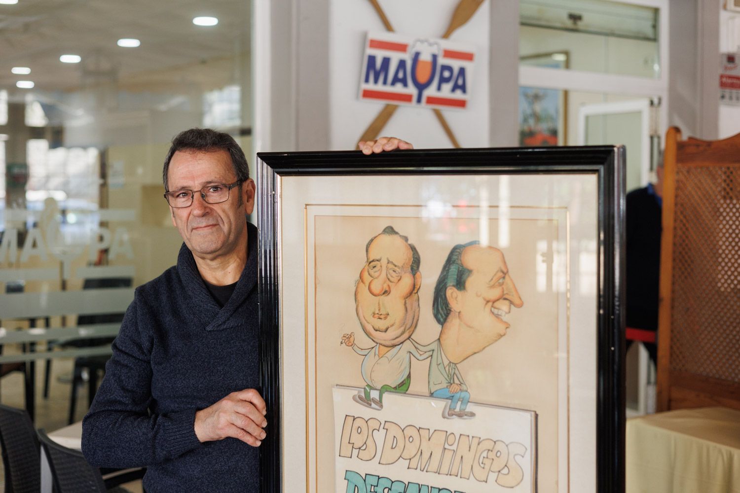 Paco, camarero del Maypa durante medio siglo.