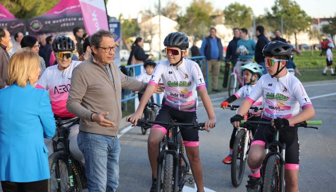 Una imagen de la reapertura del Parque de Educación Vial en Jerez.