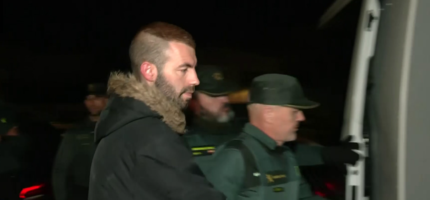 El 'Morenito', presunto autor de la desaparición de Noemí en Santa Olalla del Cala, en una imagen de Canal Sur.