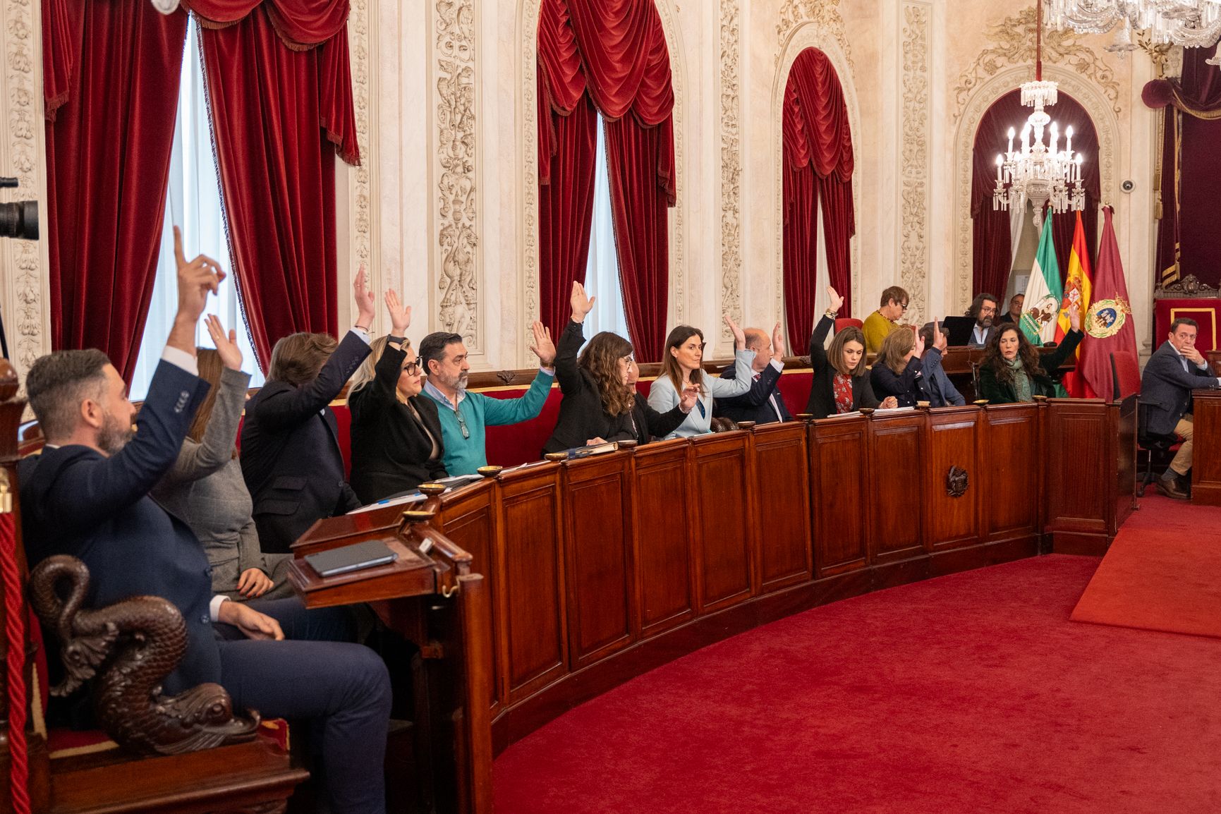 Concejales del Ayuntamiento de Cádiz.