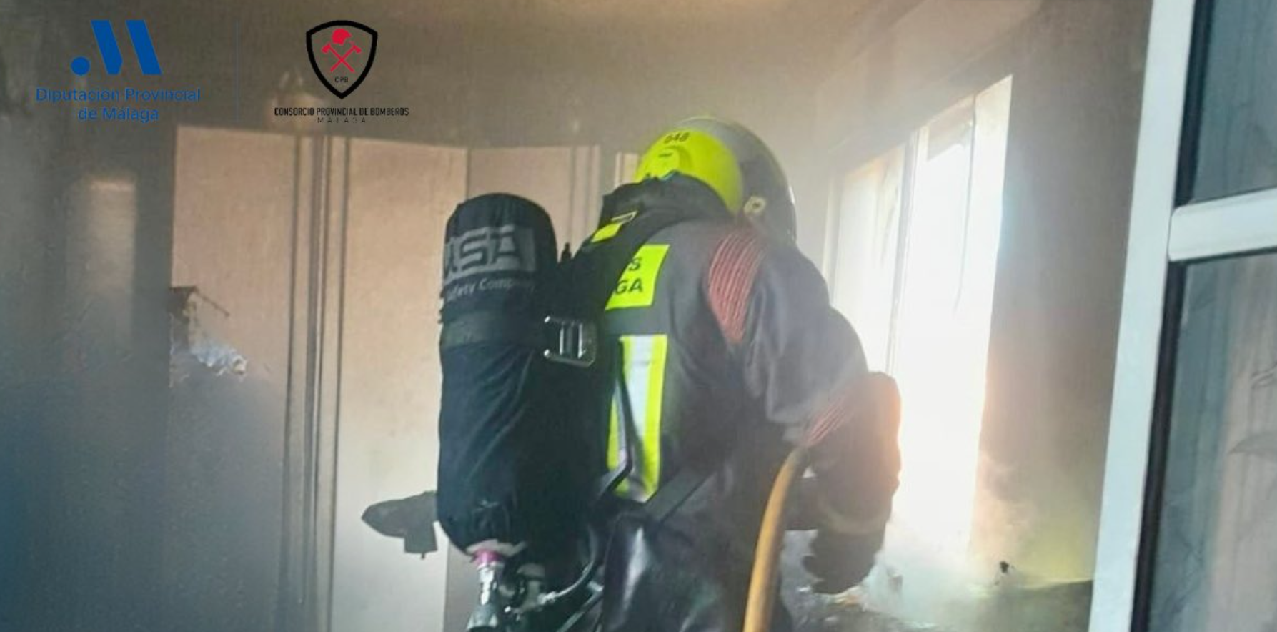 Un incendio en una cocina en Málaga, en una imagen de archivo.