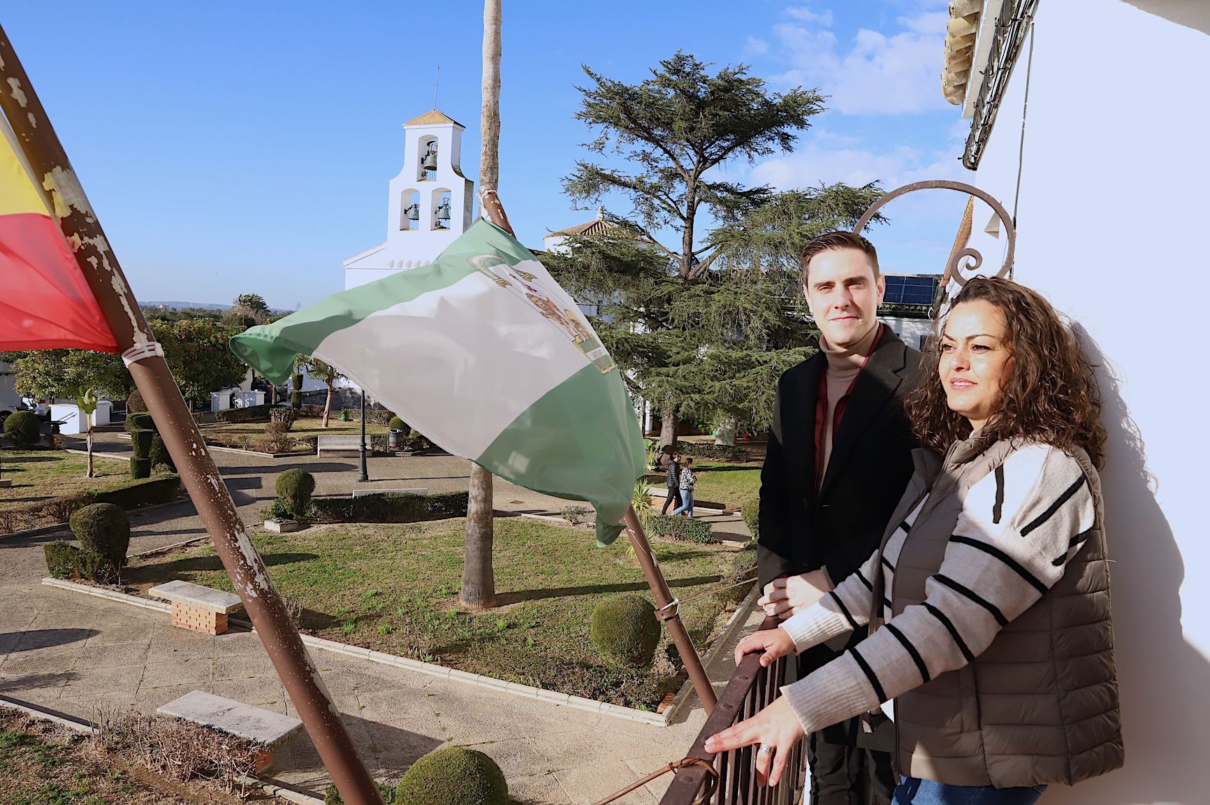 La visita del Ayuntamiento de Jerez a Majarromaque.