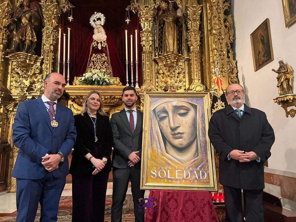 Presentación del cartel de los 225 años de La Soledad, efeméride que cuenta este fin de semana con un concierto. 