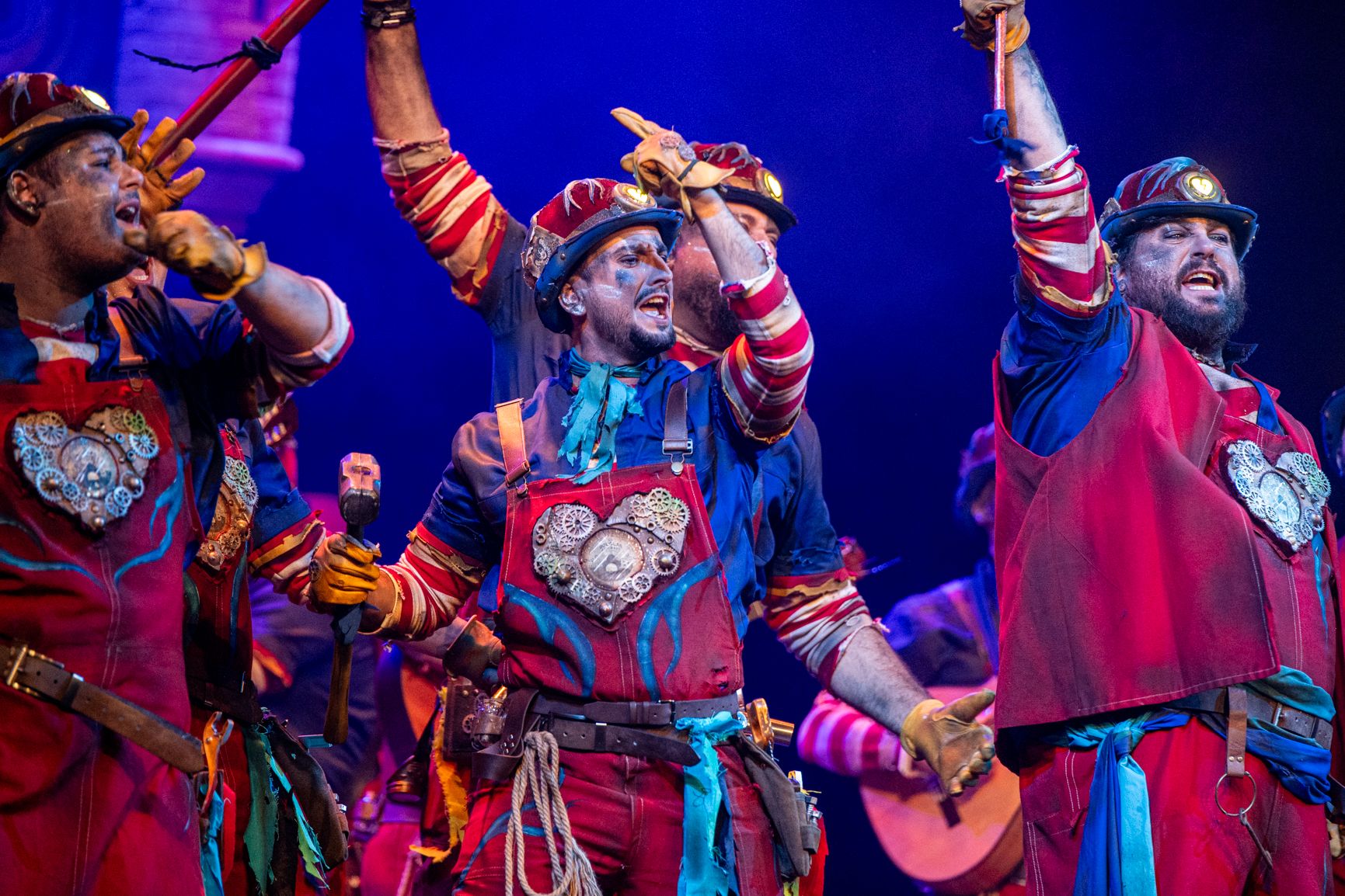 La comparsa 'El corazón de Cádiz', que ha cantado contra Pedro Sánchez.