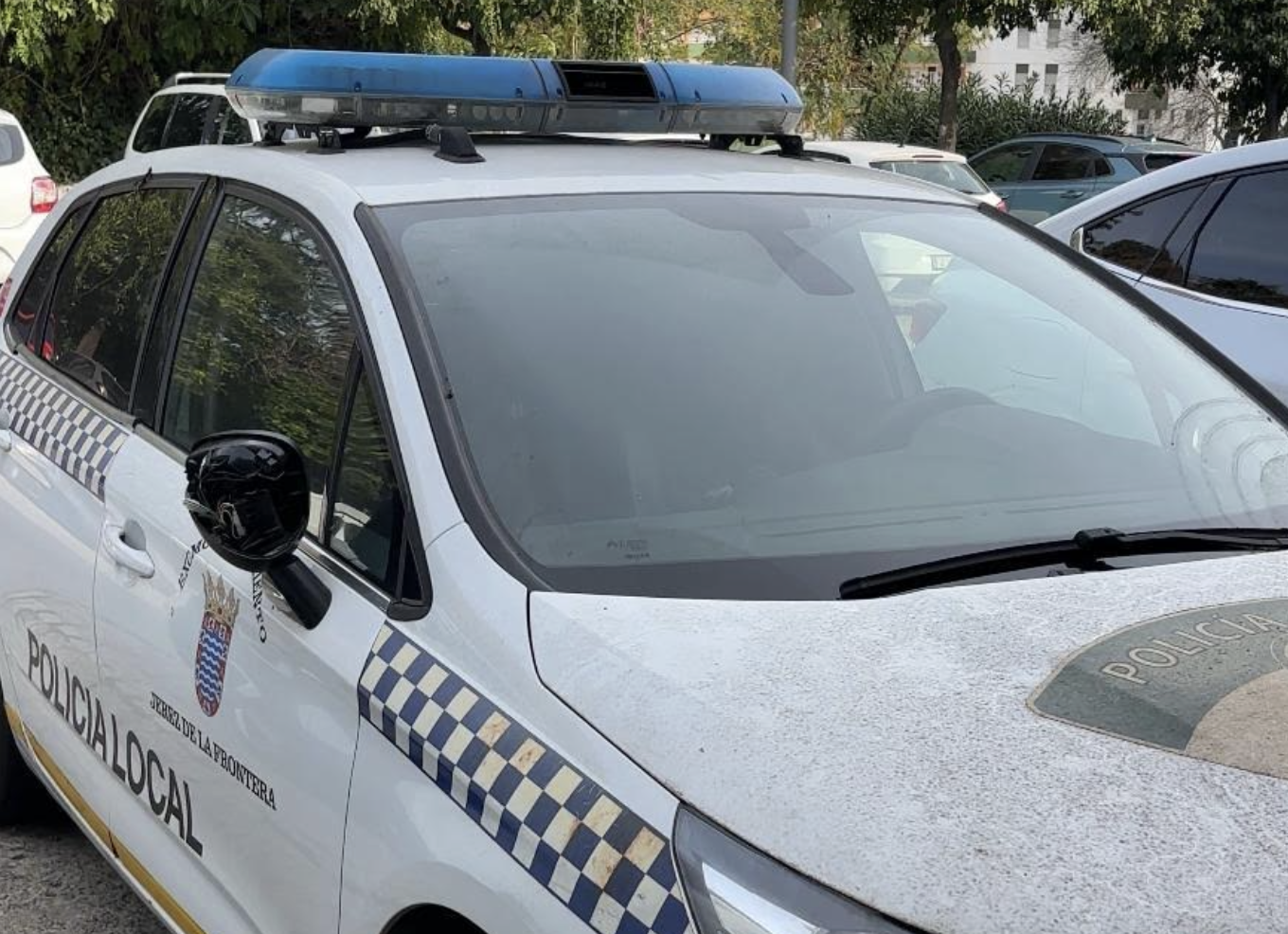 La antigua Jefatura de la Polícia Local de El Almendral en Jerez.