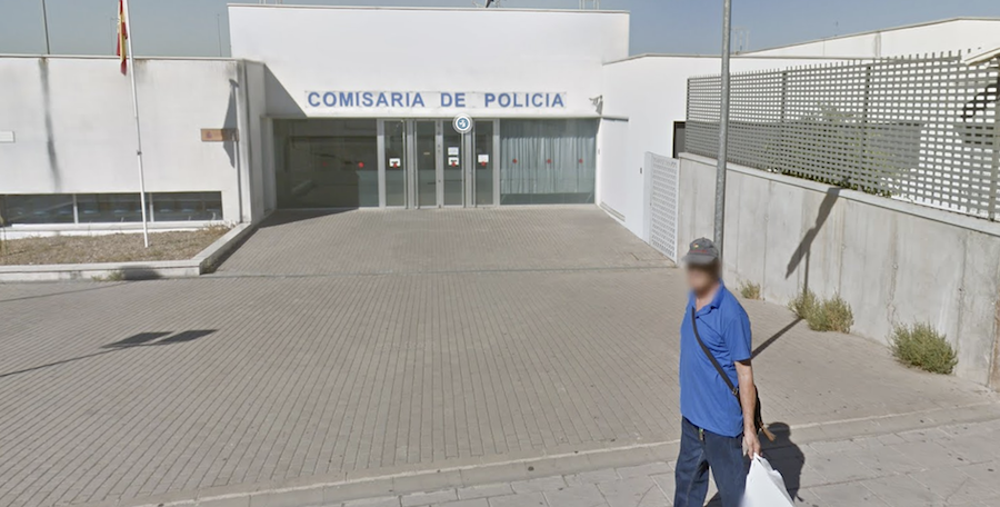 La comisaría de Policía Nacional de Alcalá de Guadaíra, en una imagen de Google Maps. 