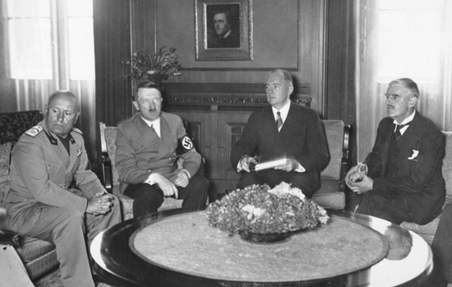 Acuerdos de Múnich, en una imagen de Wikipedia.