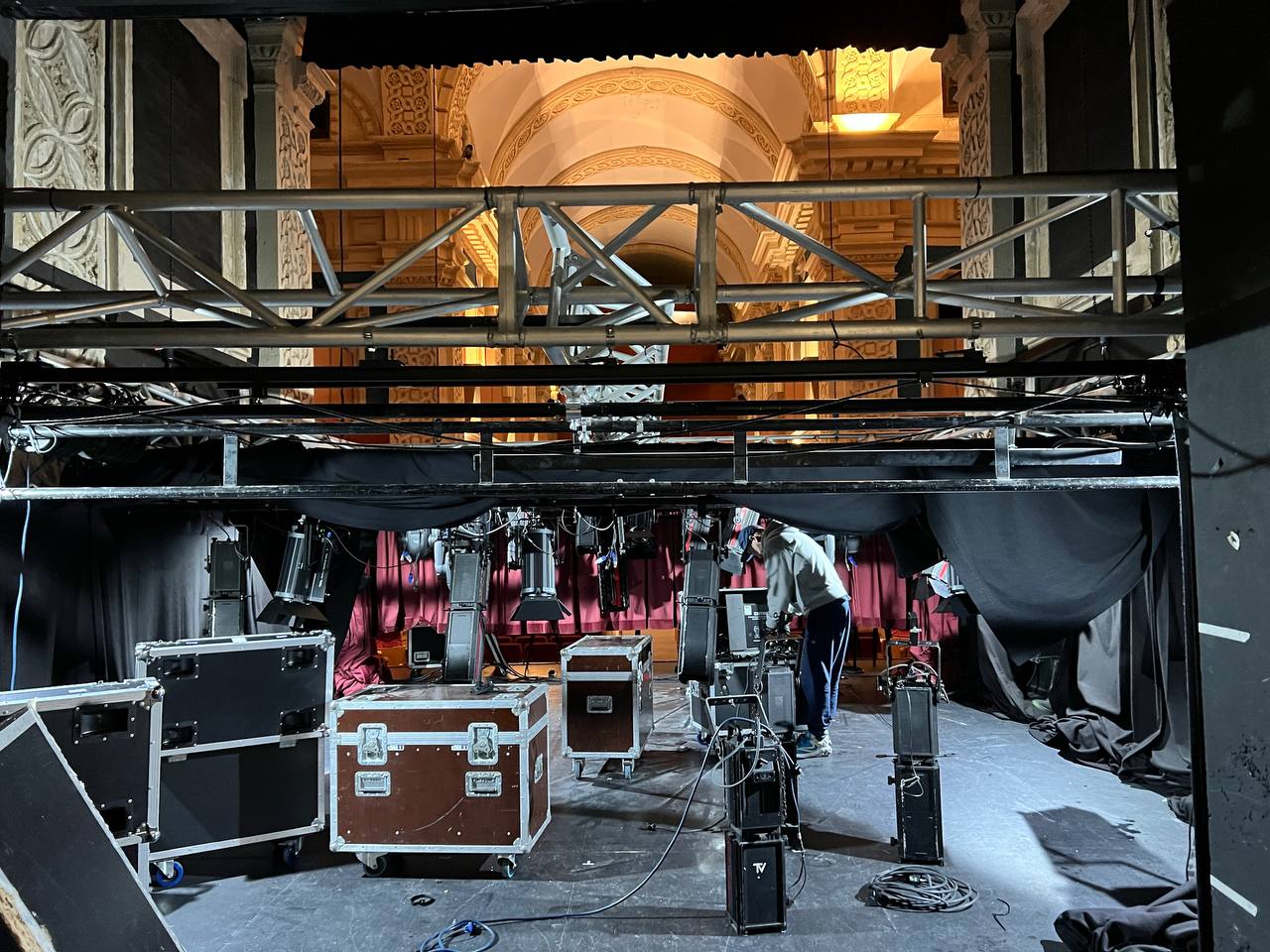 El interior de la Sala Compañía esta mañana.