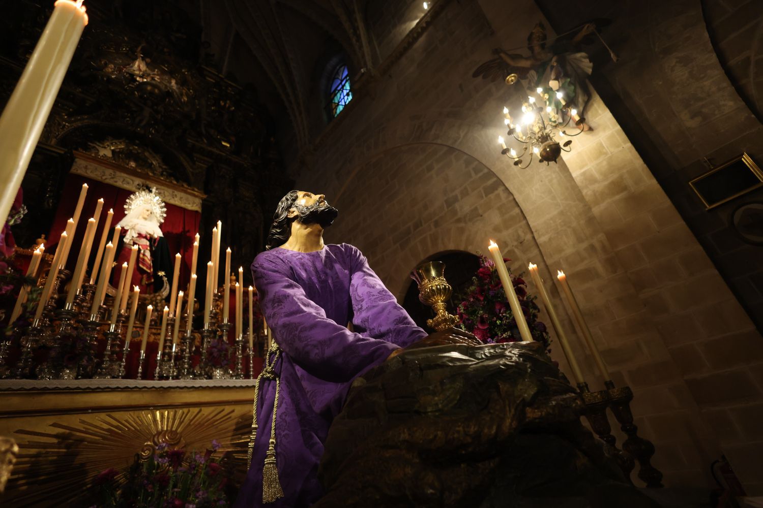 El reciente besamanos al Señor de la Oración en el Huerto en Santo Domingo. El reciente besamanos al Señor de la Oración en el Huerto en Santo Domingo.