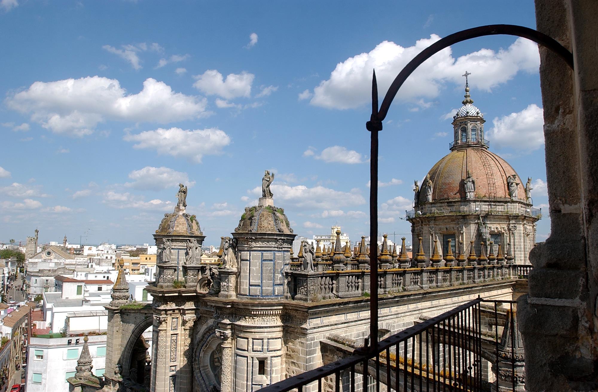 Vista de la catedral de Jerez.