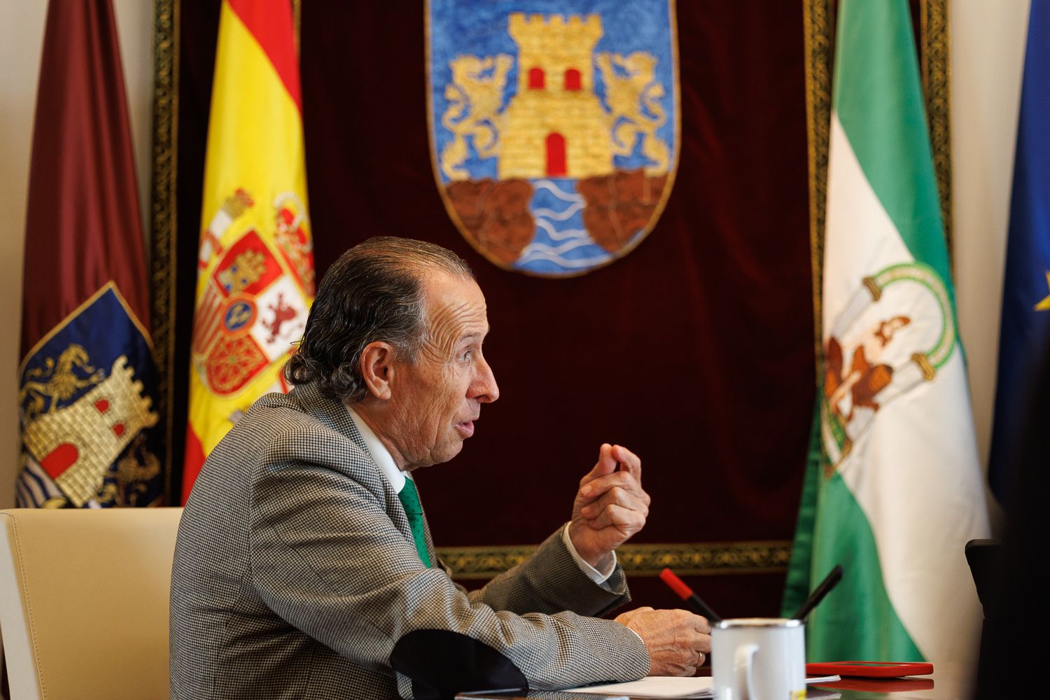 José María Román, alcalde de Chiclana.