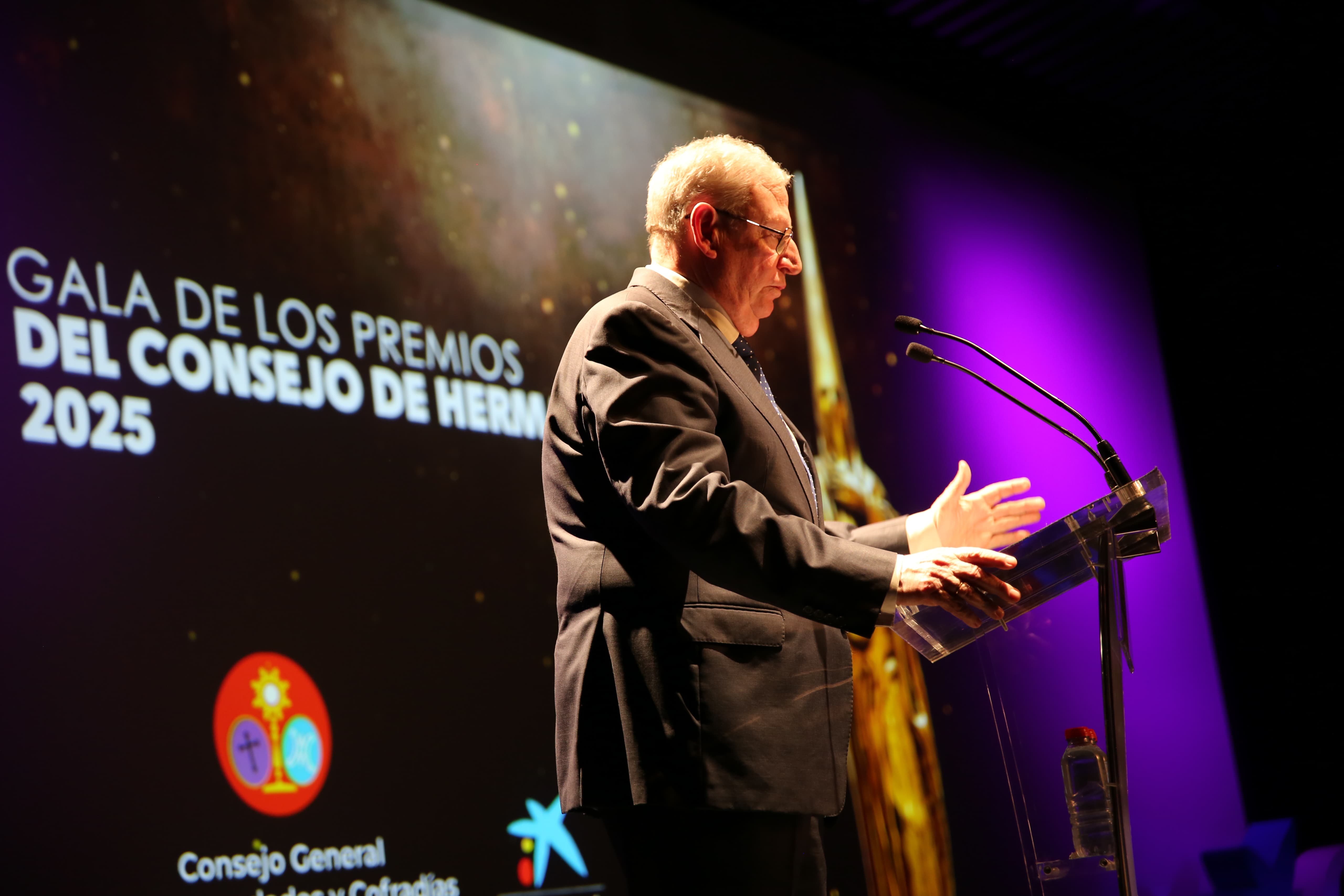 El presidente del Consejo durante su intervención en el acto.
