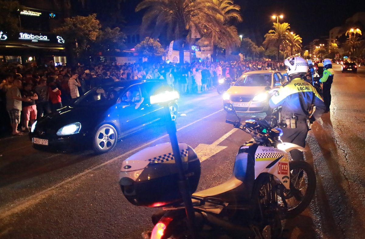 Policía en la Avenida, en una imagen de archivo. FOTO: JUAN CARLOS TORO