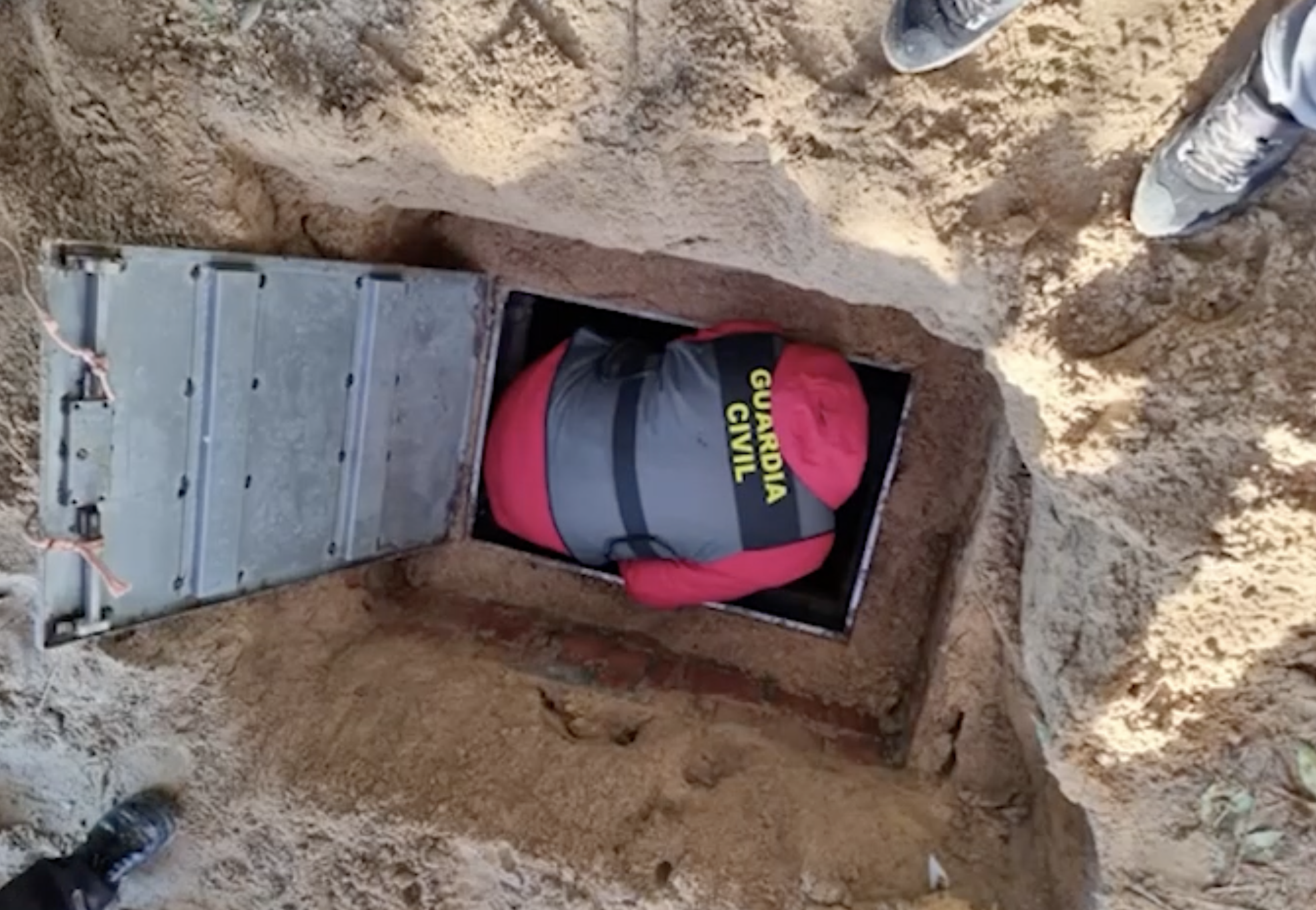 Un zulo para drogas en la operación contra 'El Tarta'.