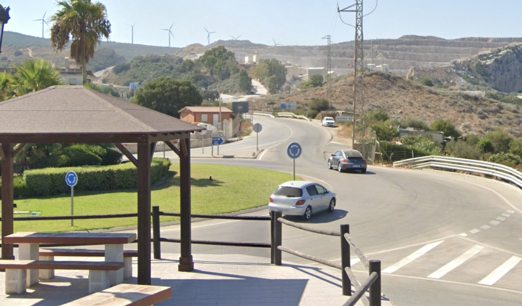 El entorno de la carretera en el que ha tenido lugar el suceso.